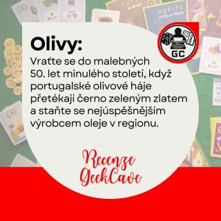 🫒 Recenze naší skvělé deck-buildingové hry Olivy od @geekcavecz! 🌿 Zjistěte, čím Olivy zaujaly už na první pohled – a...